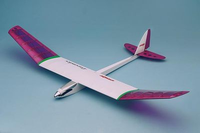 送関込 OK模型マサラ2DX大型モーターグライダーフィルム貼完成機(未