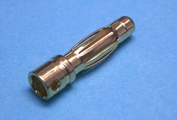 TOPMODEL　ゴールドコネクター 4mm オス10個セット